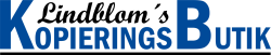 Lindbloms kopieringsbutik logo